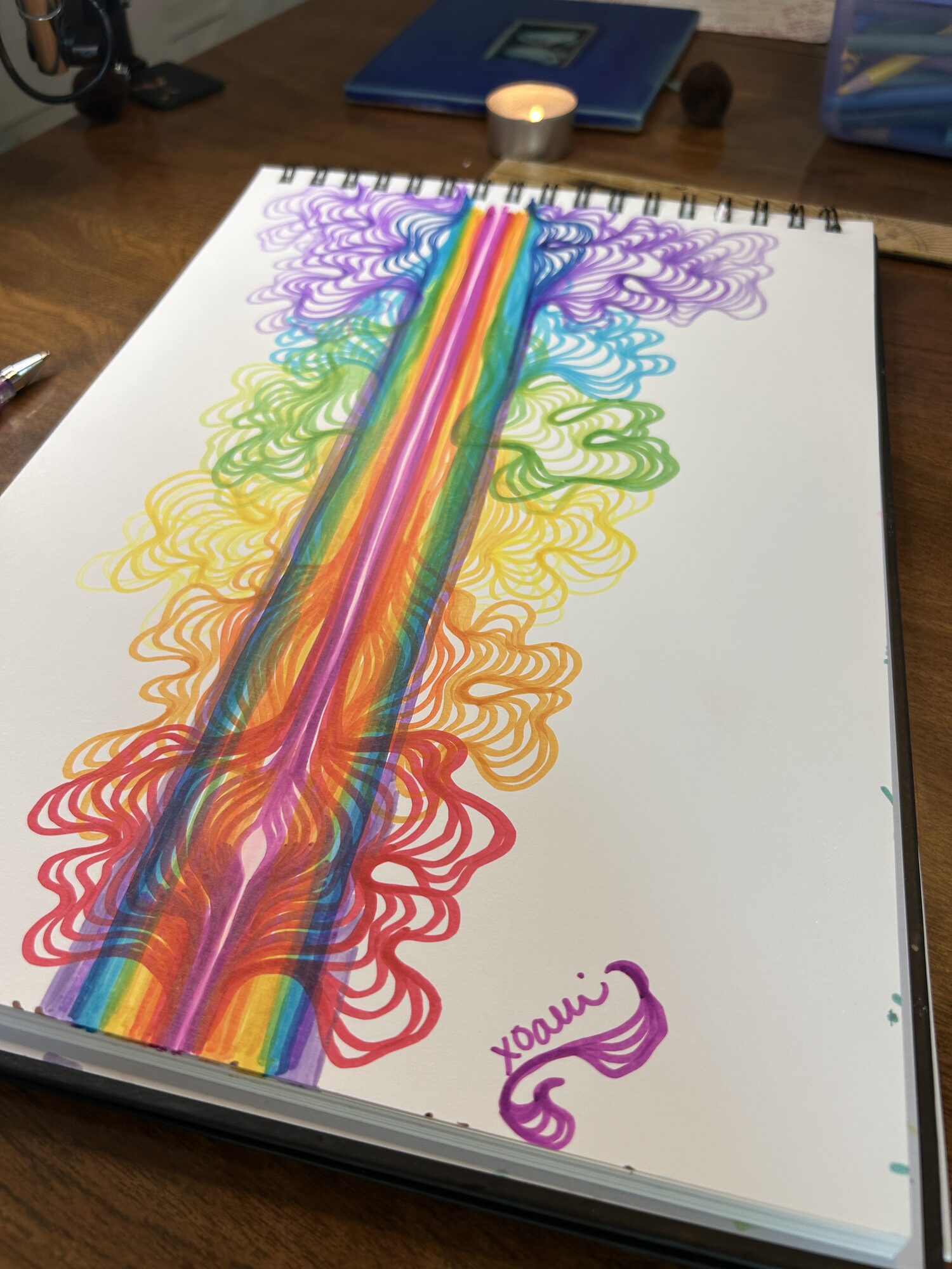 marker drawing of lines Visualizing the idea of “aligning your chakras” with the idea of a chakra guitar. When we align/balance/feel into our chakras, aka energy centers, I find it helpful to think of it like tuning a stringed instrument!