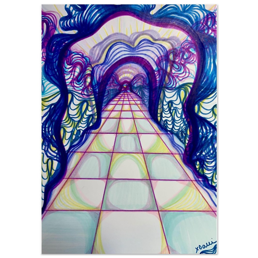Throat Chakra premium art print